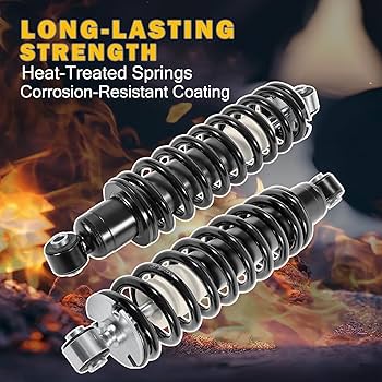 Amazon.com: 2 Rear Shocks Struts Coil-over Spring Compatible
